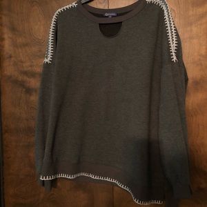 Cute sweatshirt style top